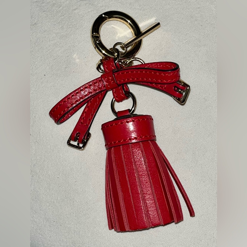 Burberry Tassel Charm Red